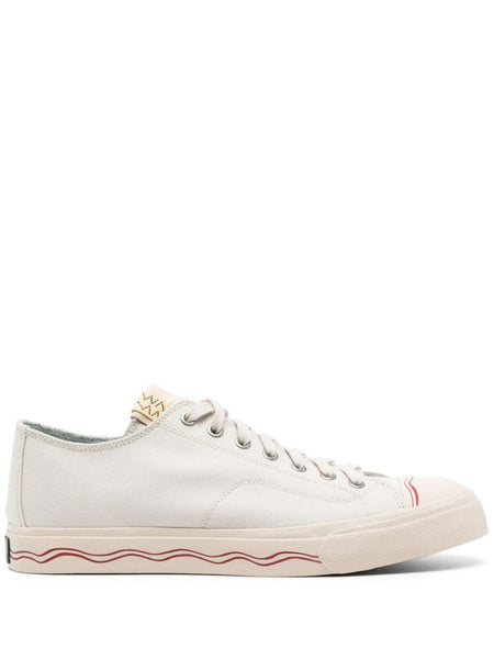 Seeger Lo Panelled Canvas Sneakers
