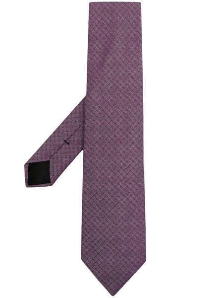 4G Monogram-Pattern Silk Tie
