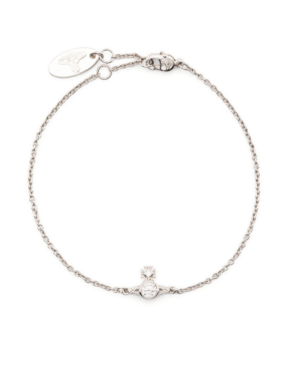 Orb pendant chain bracelet