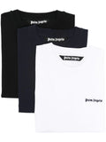 Logo-Embroidered Cotton T-Shirts (Pack Of Three)