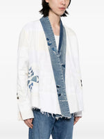 Open-Front Distressed Jacket