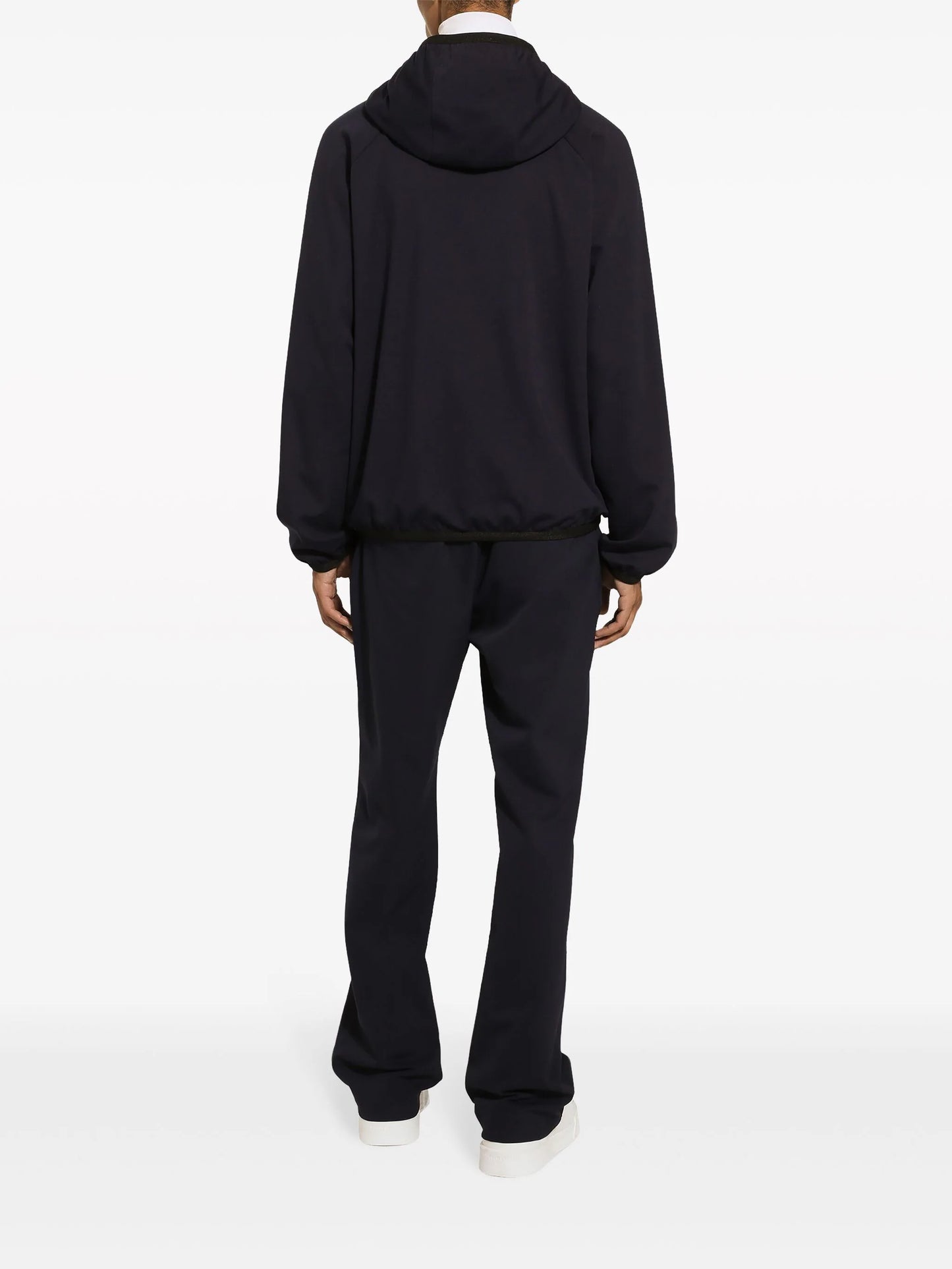 Logo-Plaque Hooded Jacket