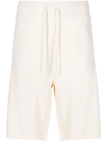 Logo-Embroidered Cotton Blend Track Shorts
