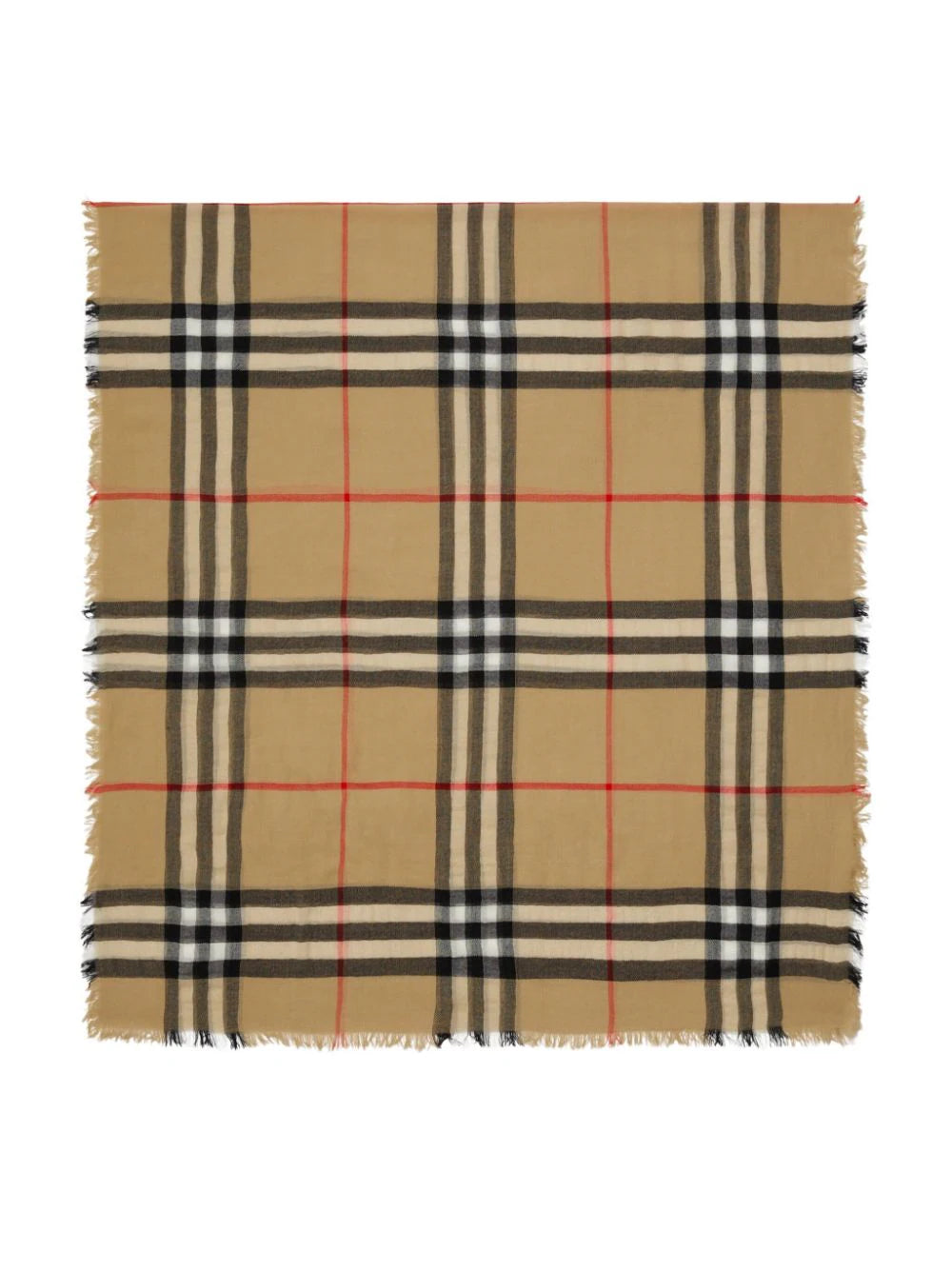 Vintage Check Wool Scarf
