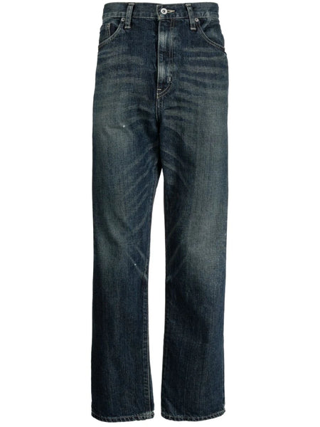 Low-Rise Straight-Leg Jeans