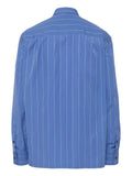 Vetical-Stripe Print Cotton Shirt