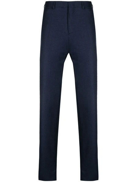 Straight-Leg Wool Trousers