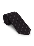 Pinstripe-Pattern Silk Tie