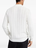 Long-Sleeve Cotton Polo Shirt