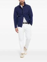 Linen-Silk Shirt Jacket