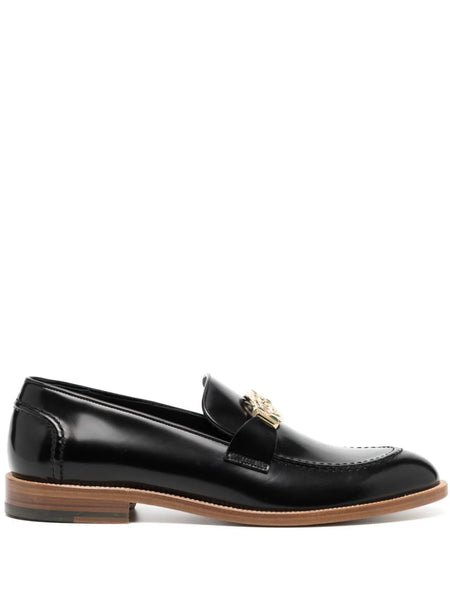 Casa Logo Leather Loafers