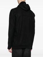 Faded-Effect Cotton Hoodie