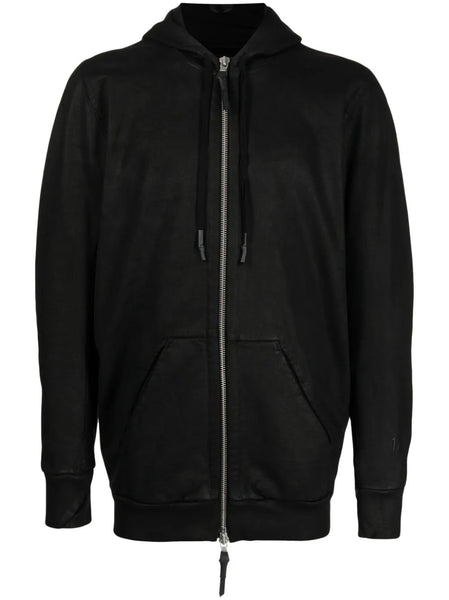 Faded-Effect Cotton Hoodie