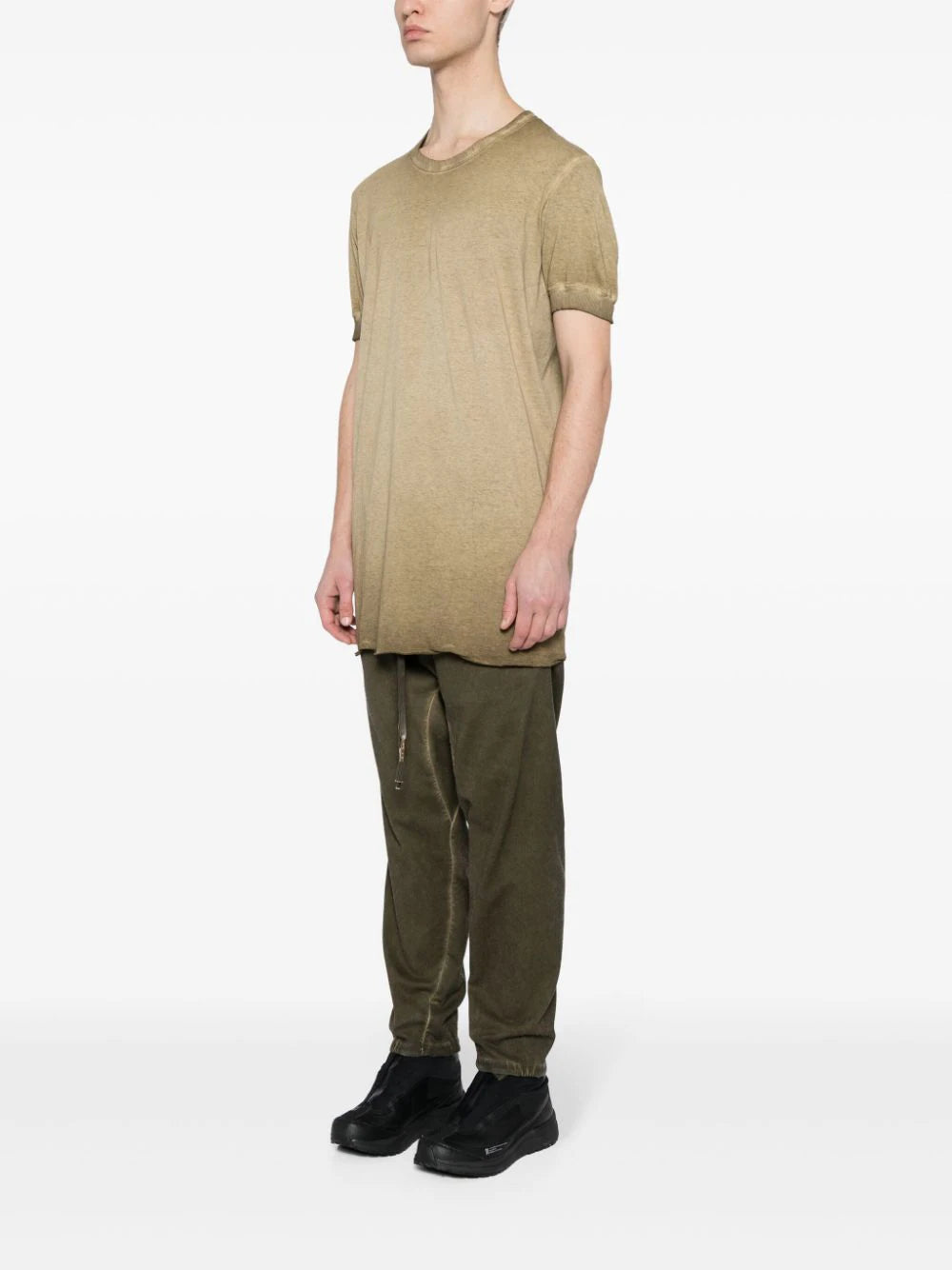Faded-Effect Cotton T-Shirt