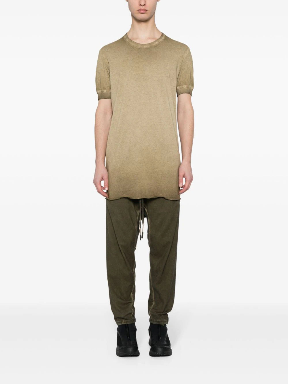 Faded-Effect Cotton T-Shirt