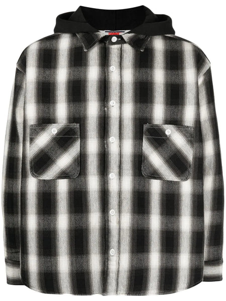 Plaid Cotton Shirt Jacket