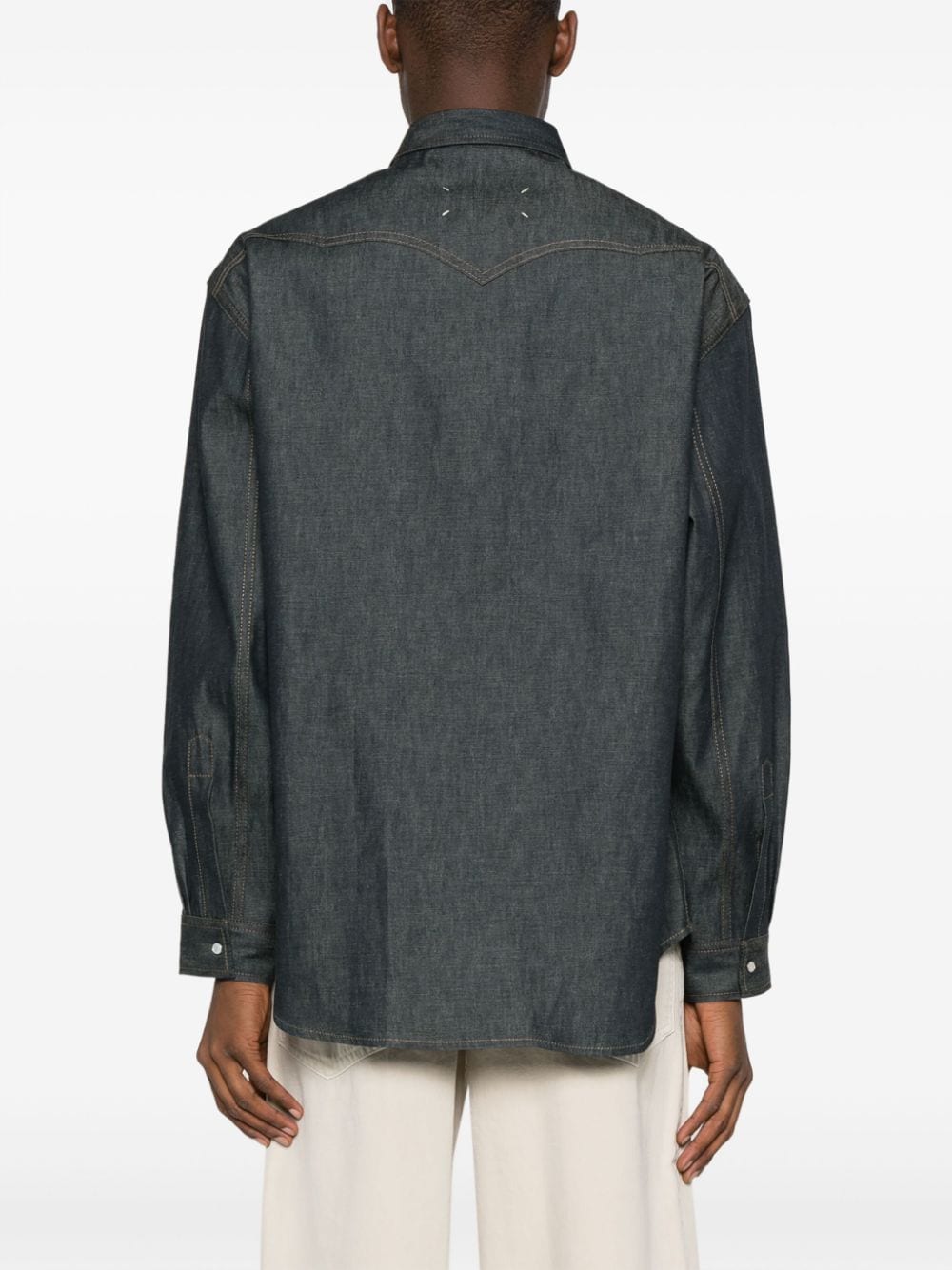 Long-Sleeve Denim Shirt