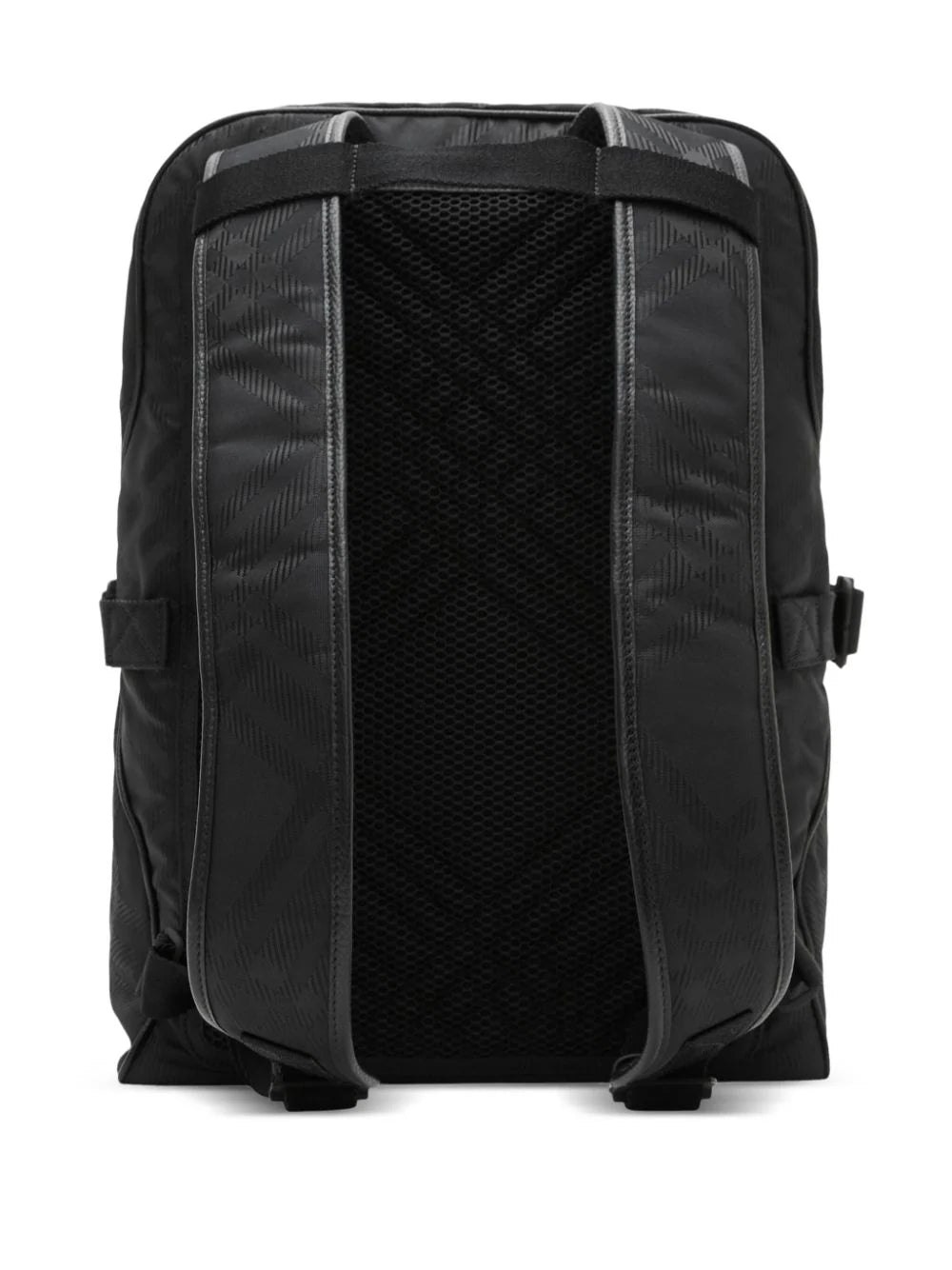 Check-Print Jacquard Backpack