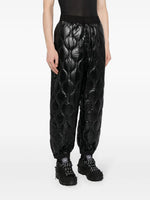 Quilted Straight-Leg Trousers