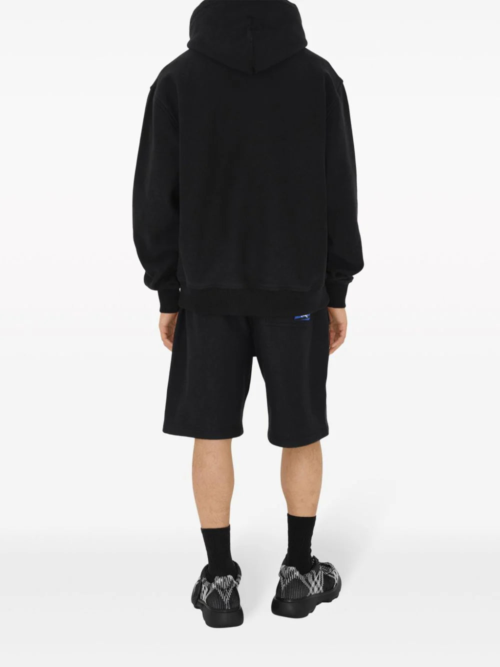 Ekd-Appliqué Cotton Hoodie