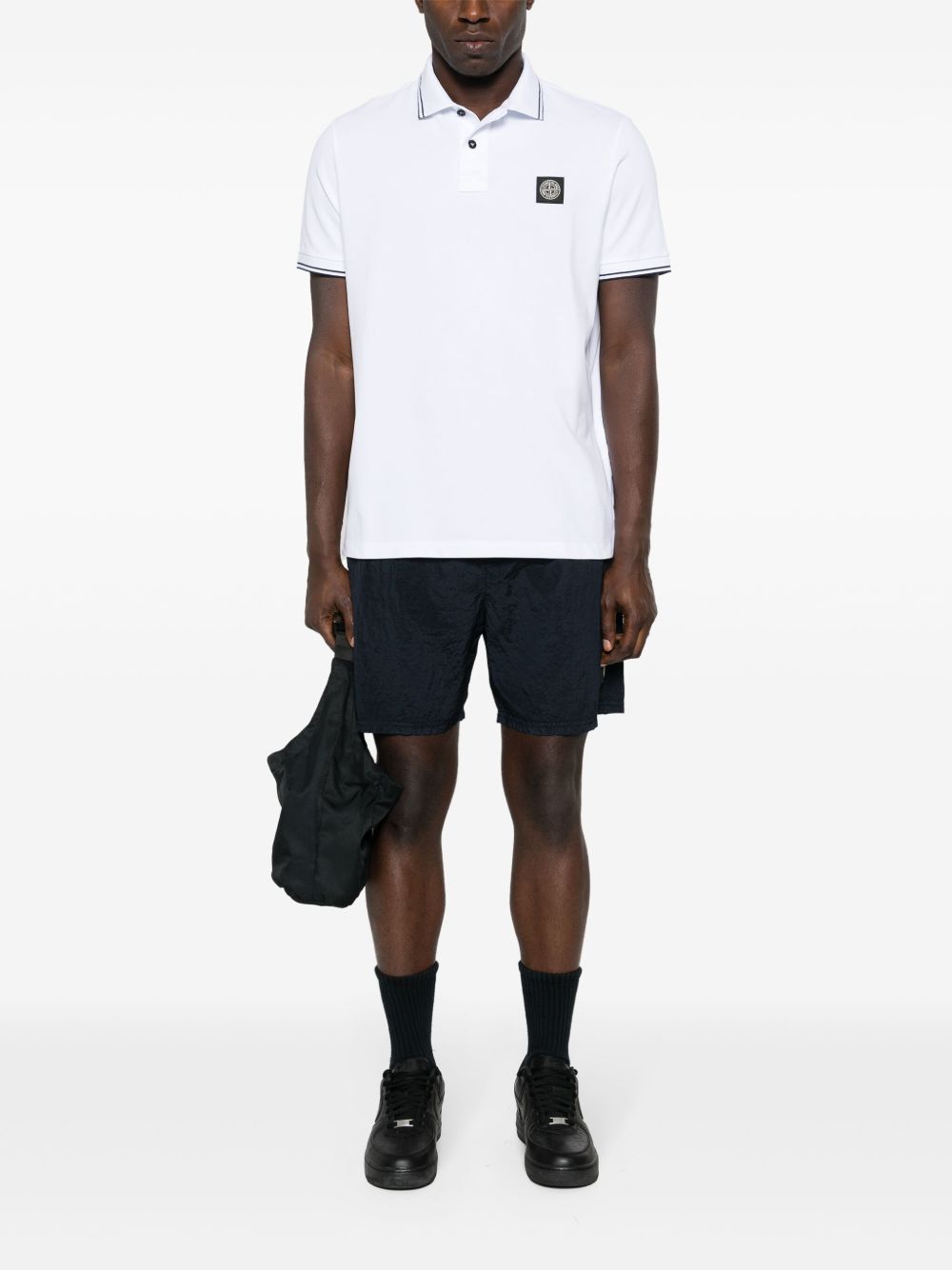 piqué cotton polo shirt