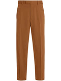 Pressed-Crease Straight-Leg Trousers