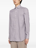 Zigzag-Jacquard Cotton Shirt