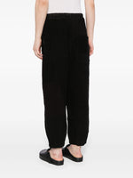 Tapered-Leg Cotton Trousers
