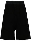 Elasticated-Waistband Cotton Shorts