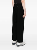 Belted Wool-Blend Trousers
