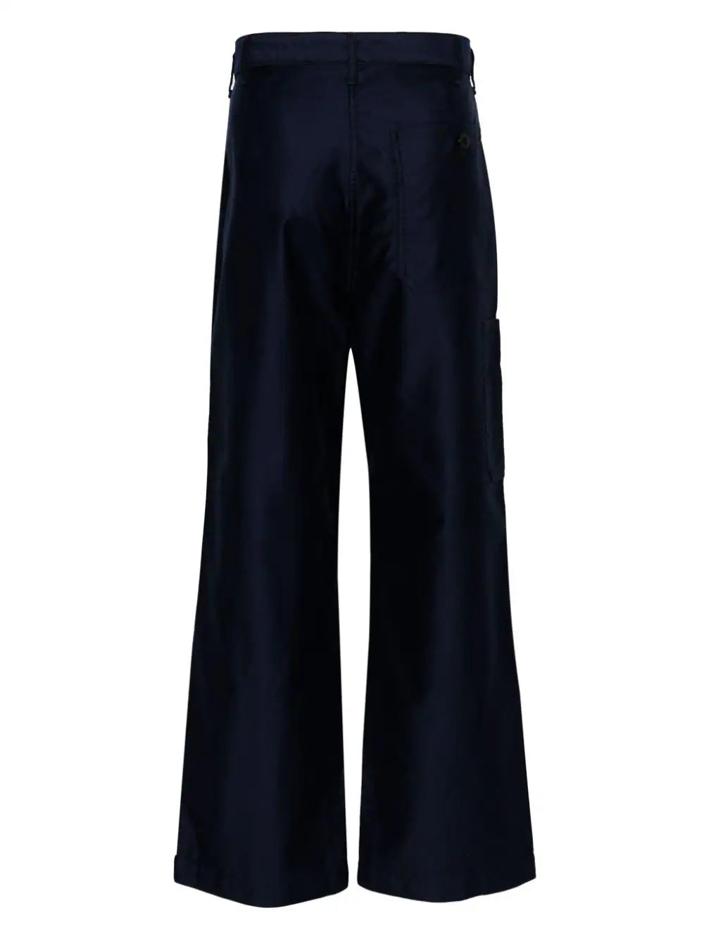 Straight-Leg Cotton Trousers