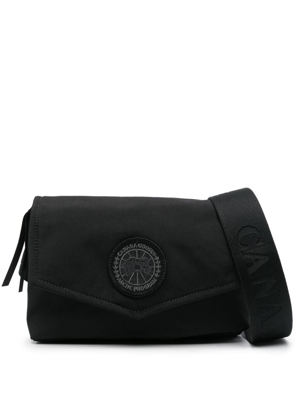 logo-patch belt bag