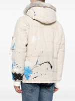 Splatter-Paint Down Jacket