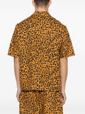 Leopard-Print Poplin Shirt