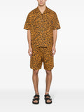 Leopard-Print Poplin Shirt