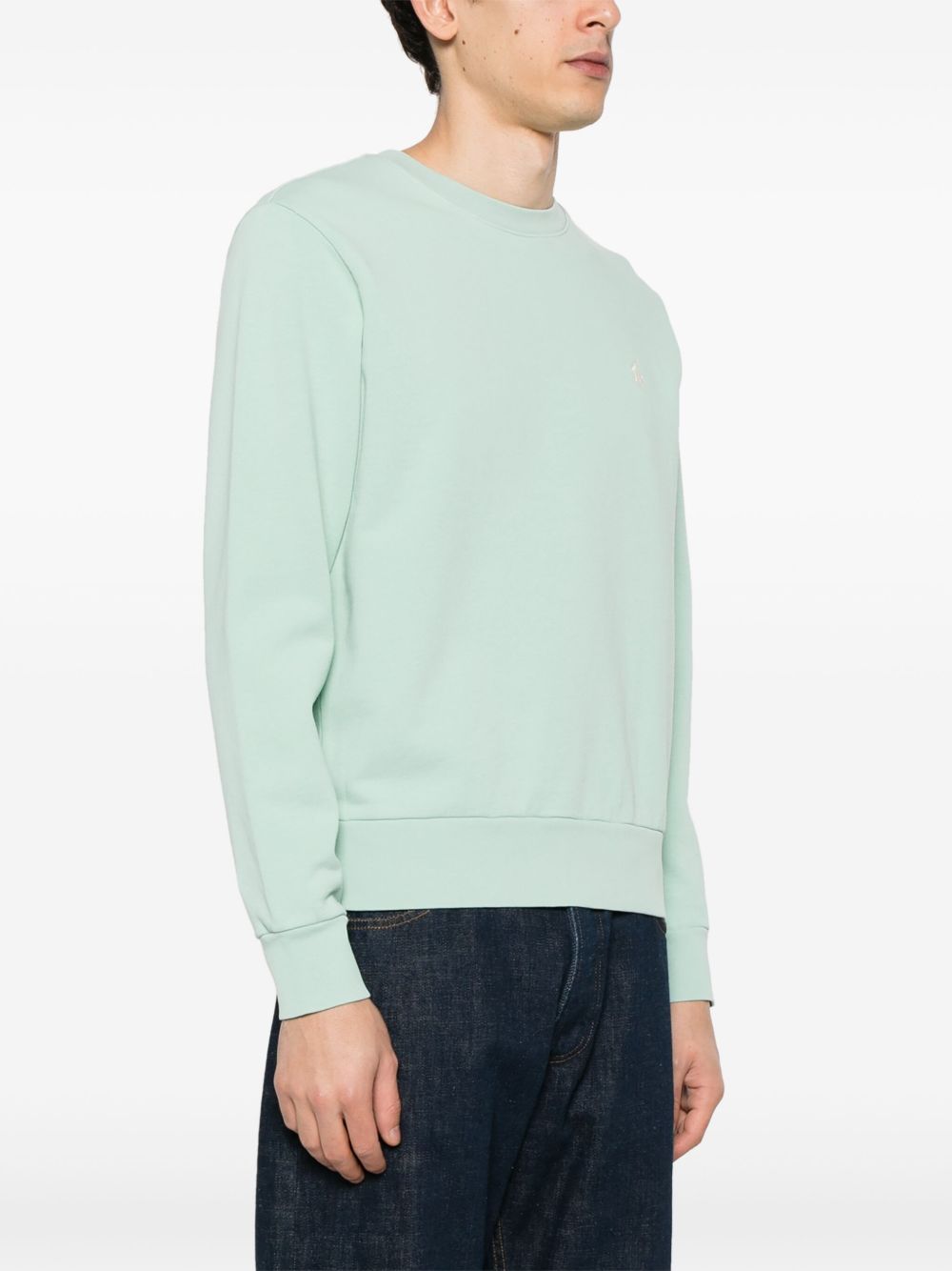 Polo-Pony-motif cotton sweatshirt
