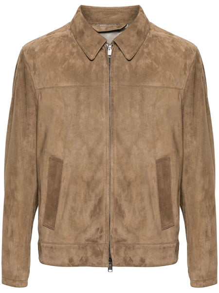 Panelled Suede Jacket