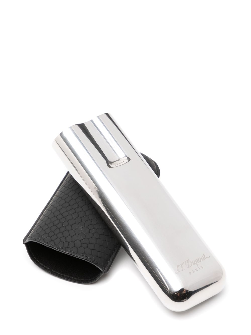 Logo-Engraved Cigar Case