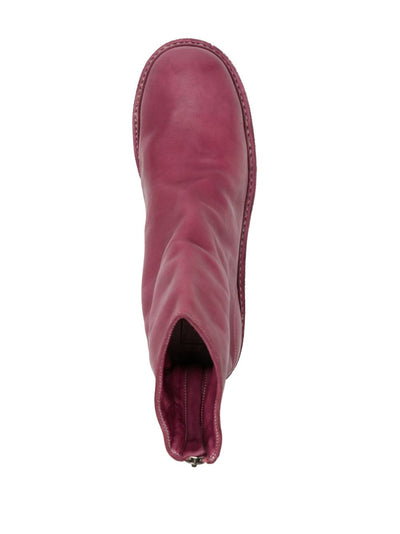 Zip-Fastened Leather Boots
