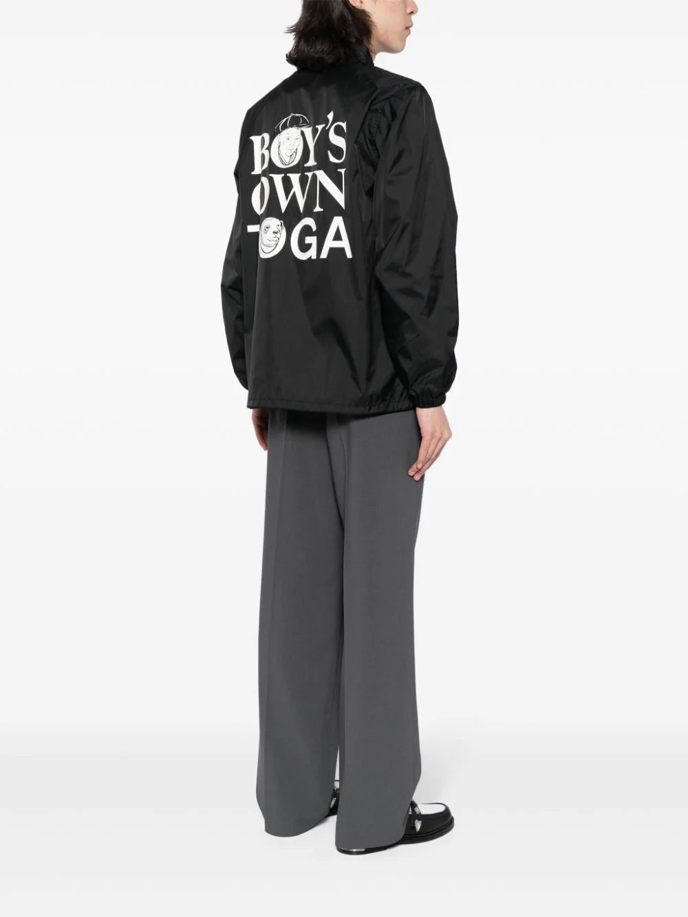 X Boy's Own Logo-Print Coach Jacket
