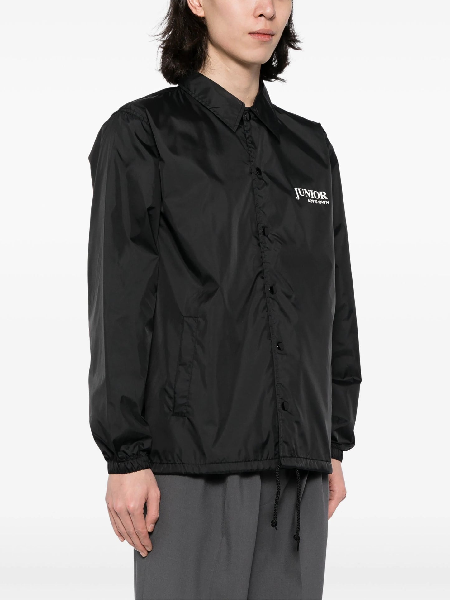X Boy's Own Logo-Print Coach Jacket