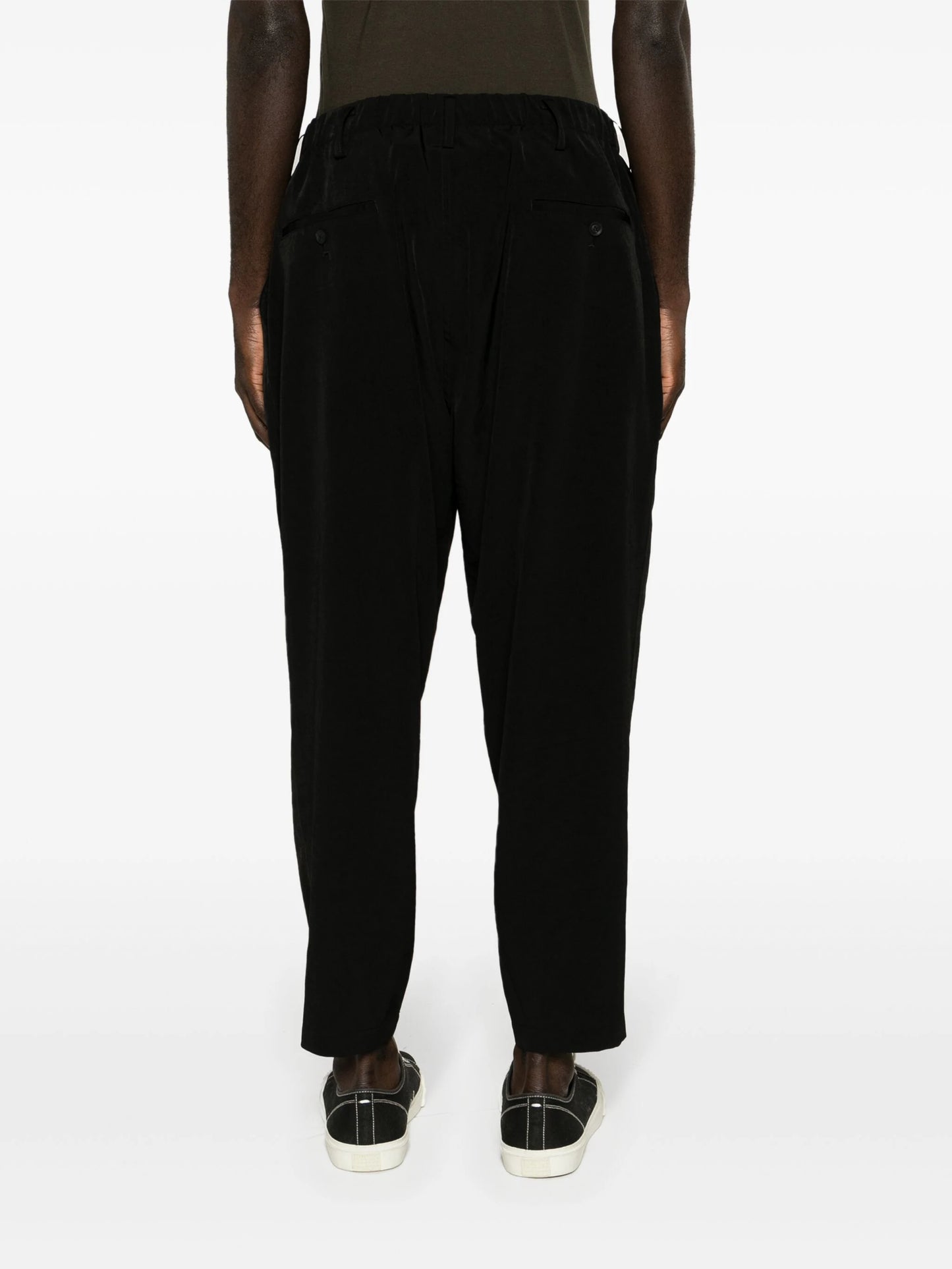 Drawstring Tapered Trousers