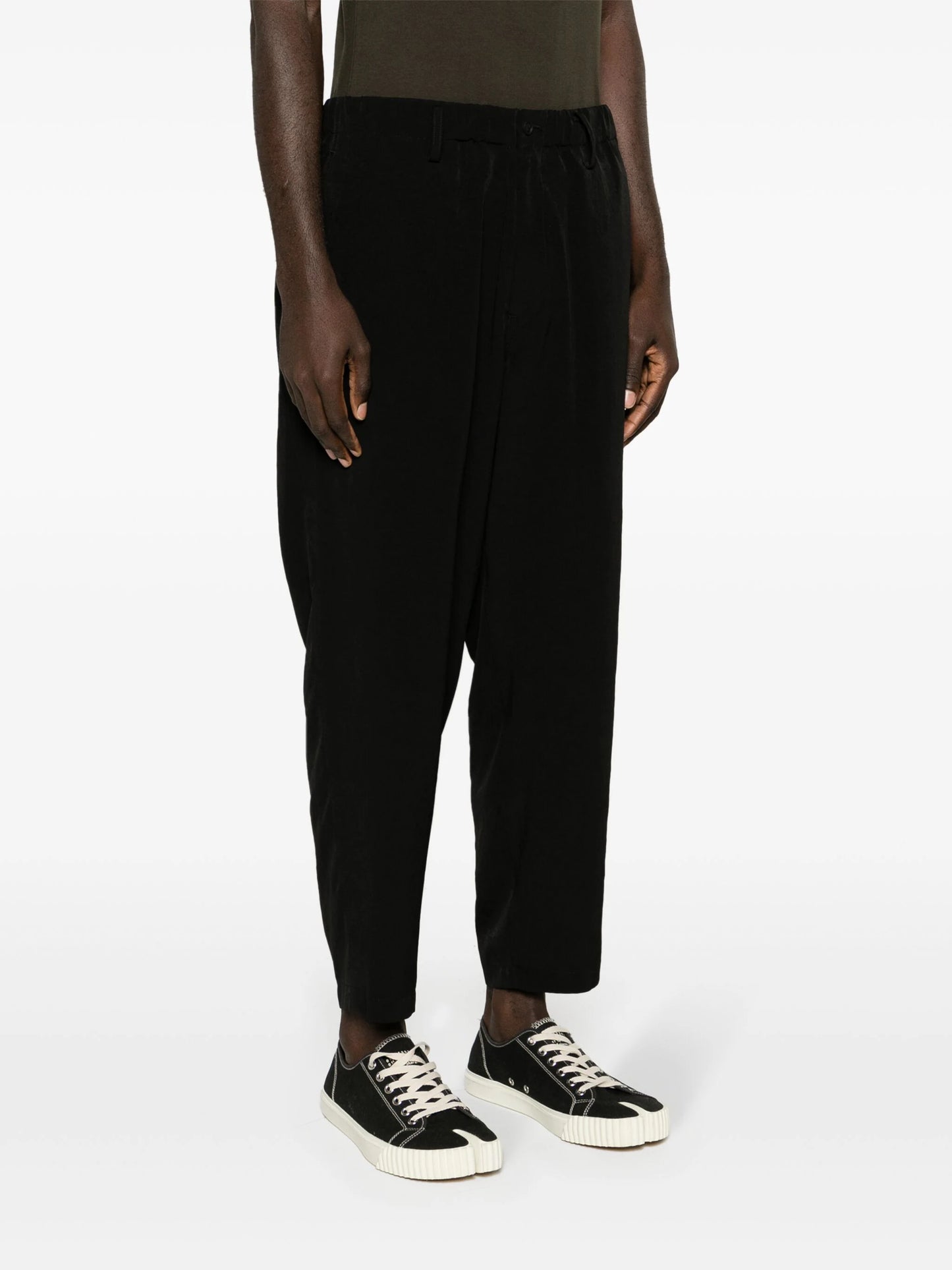 Drawstring Tapered Trousers