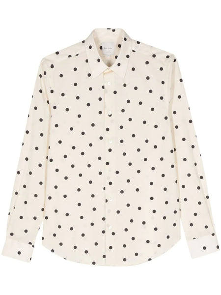 Polka-Dot Cotton Shirt