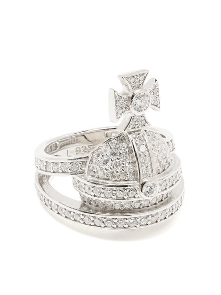 Orb Crystal-Embellished Ring