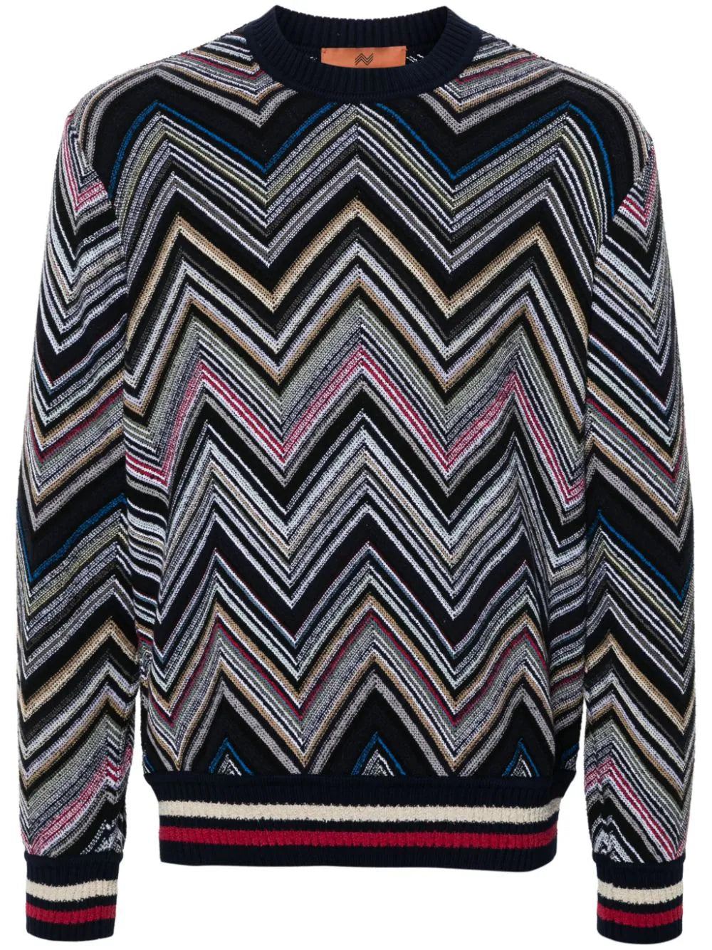 Chevron-Knit Jumper
