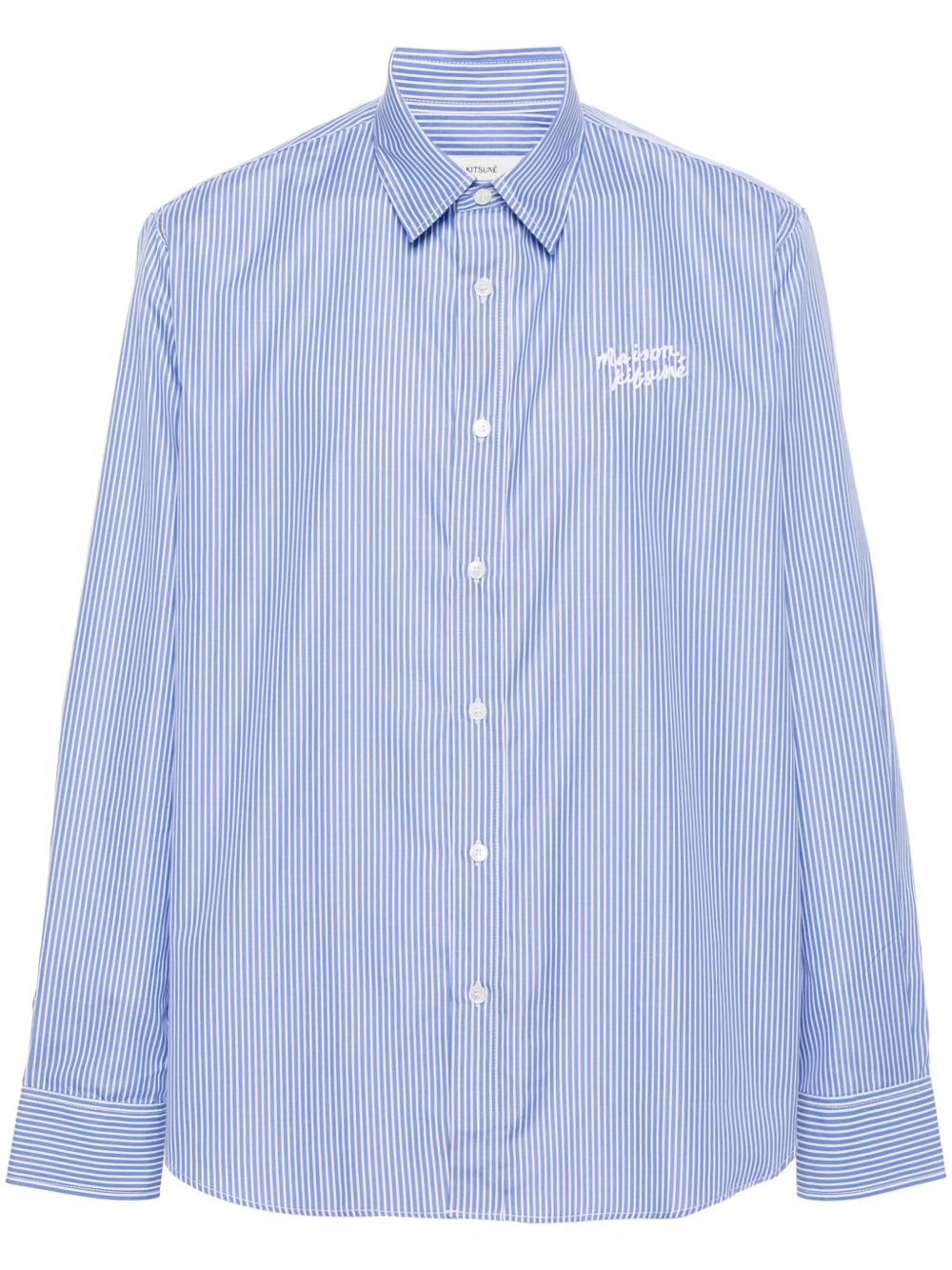 Logo-Embroidered Cotton Shirt