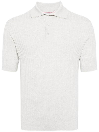 Knitted Cotton Polo Shirt