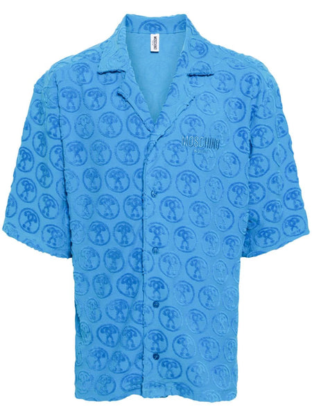 Logo-Embroidered Cotton-Blend Shirt