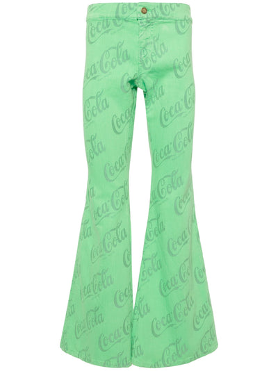 X Coca-Cola Mid-Rise Flared Jeans